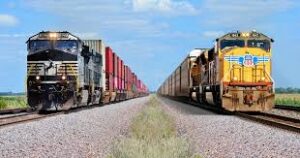 Merged company train visual